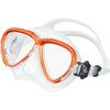 TUSA Intega Mask with Clear Silicone Energy orange